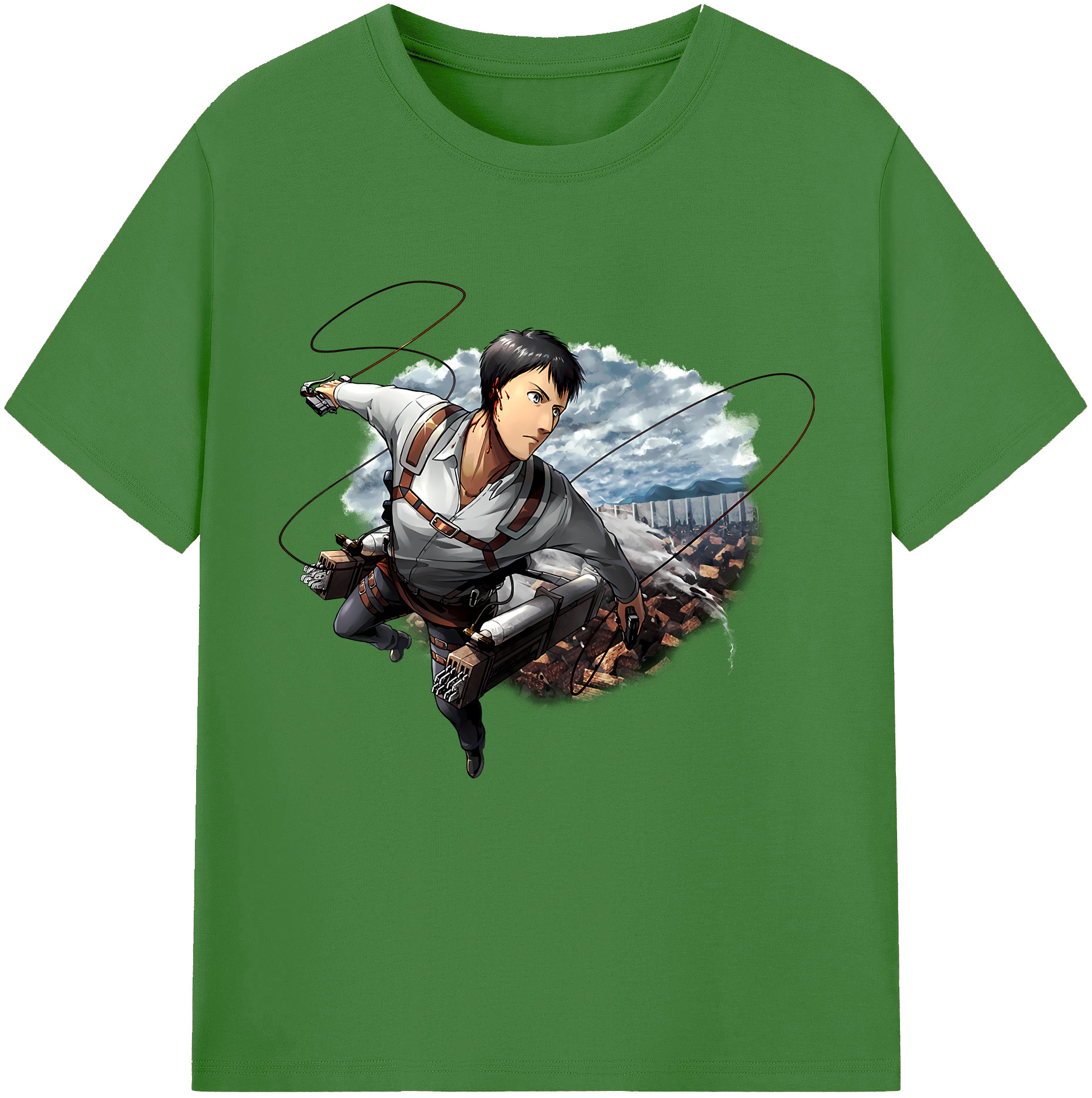 （画像用） 進撃の巨人 ベルトルト・フーバー Attack on Titan Bertholdt Hoover レディースカジュアルプリントTシャツ（綿100％）